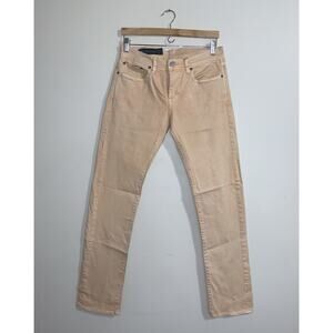 ARMANI EXCHANGE Skinny/Jambe Etroit Jeans Size 31 Peach Orange Denim Pants Women